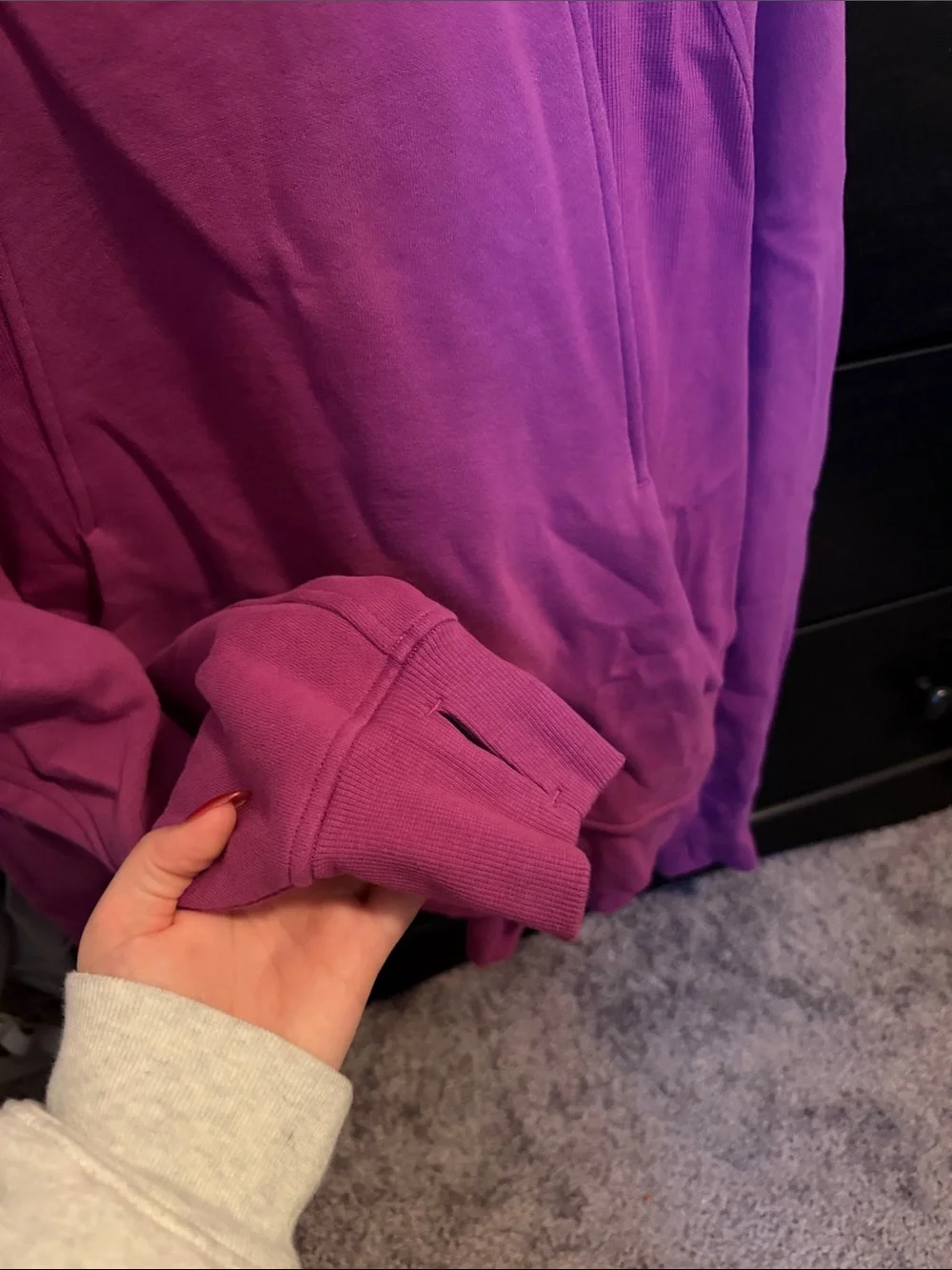 Lululemon Magenta Neck mockneck Sweater